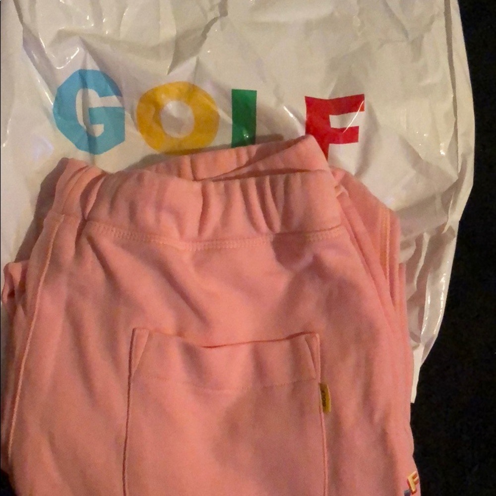 GOLFWANG pink sweat pants